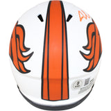 Jonathon Cooper Autographed Denver Broncos Lunar Mini Helmet Beckett WIT 52837