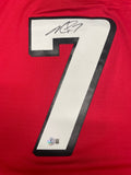 Michael Vick Autographed Atlanta Falcons Mitchell & Ness Football Jersey Beckett
