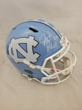 JAVONTE WILLIAMS SIGNED NORTH CAROLINA TAR HEELS SPEED REPLICA HELMET BECKETT