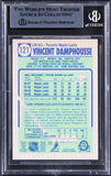 Maple Leafs Vincent Damphousse Signed 1990 O-Pee-Chee #121 Card BAS Slabbed