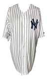 Mariano Rivera Signed New York Yankees Majestic Replica Jersey HOF 19 JSA