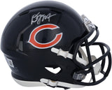 D.J. Moore Chicago Bears Autographed Riddell Speed Mini Helmet