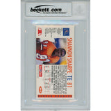 Shannon Sharpe Autographed 1992 Gameday #385 Slabbed Trading Card Beckett 51534