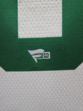 FRAMED IN SUEDE BOSTON CELTICS JAYSON TATUM AUTOGRAPHED JERSEY FANATICS HOLO