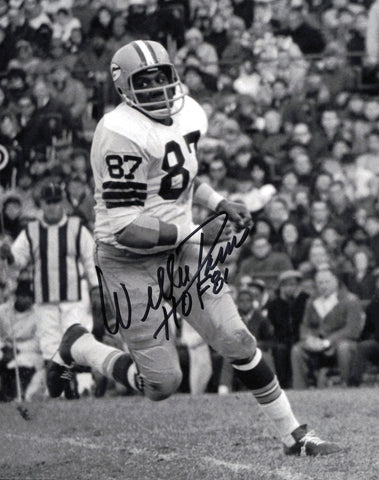 Willie Davis Autographed 8x10 Photo Green Bay Packers "HOF 81" SKU #245963