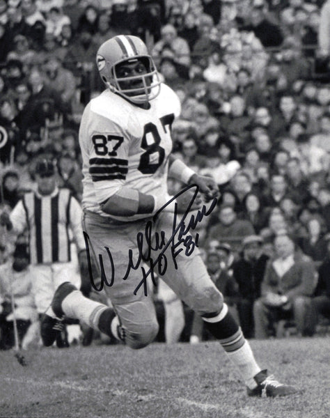 Willie Davis Autographed 8x10 Photo Green Bay Packers "HOF 81" SKU #245963