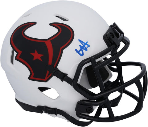 Will Anderson Jr. Houston Texans Signed Riddell Lunar Eclipse Speed Mini Helmet