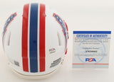 Earl Campbell Signed Houston Oilers Mini Helmet (PSA COA) 5xPro Bowl R.B.