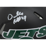 Darrelle Revis Autographed New York Jets 22 Alt Mini Helmet Beckett 48132