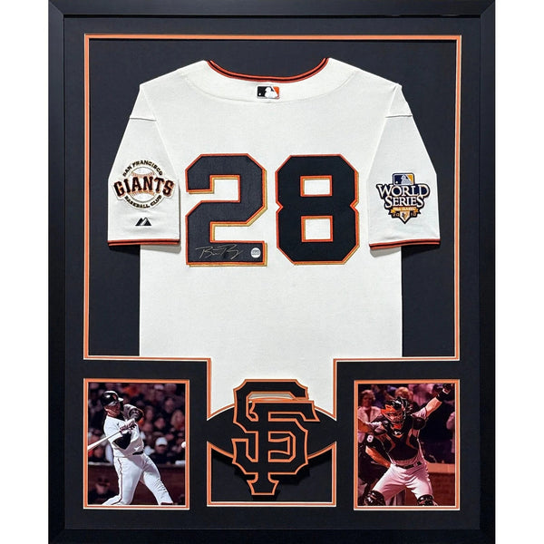 Buster Posey Autographed Signed Framed San Francisco Giants Jersey LOJO COA