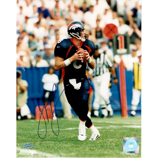Jeff Lewis Autographed/Signed Denver Broncos 8x10 Photo Mounted Memories 51522