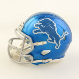 Aidan Hutchinson Signed Detroit Lions Mini Helmet (Beckett) 2022 #2 Overall Pick