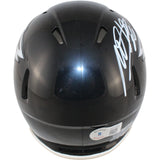 Miles Sanders Autographed Philadelphia Eagles 2022 Alt Mini Helmet Beckett 53667