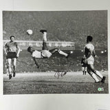 Autographed/Signed Pele Brazil Soccer 16x20 Photo Bicycle Kick Beckett BAS Auto