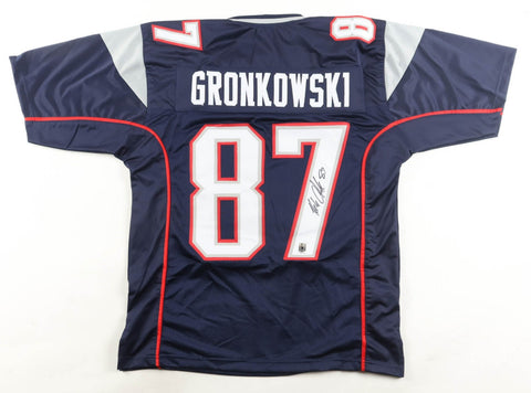 Rob Gronkowski Signed New England Patriots Jersey (Gronk) 4xSuper Bowl Champion