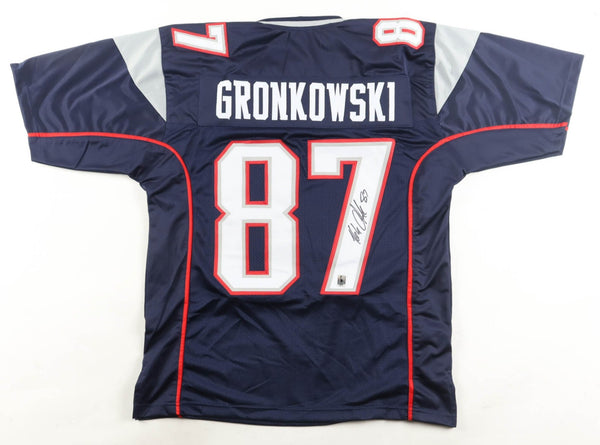 Rob Gronkowski Signed New England Patriots Jersey (Gronk) 4xSuper Bowl Champion