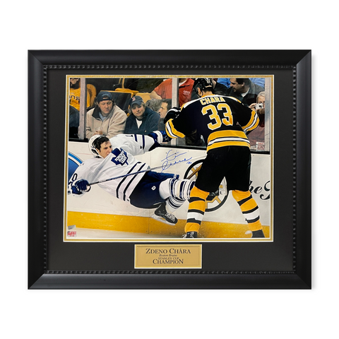 Zdeno Chara Signed Autographed 16x20 Photograph Framed to 23x27 NEP
