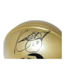 Kordell Stewart Signed Colorado Buffaloes Gold Mini Helmet Beckett 41195