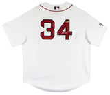 Red Sox David Ortiz Signed White 2004 WS Logo Mitchell & Ness CC Jersey BAS Wit
