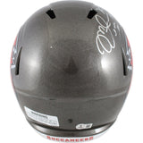Mike Alstott Signed Tampa Bay Buccaneers F/S TB Helmet 2 Insc. Beckett 50177