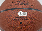Paul Arizin Autographed Leather Basketball Warriors Beckett