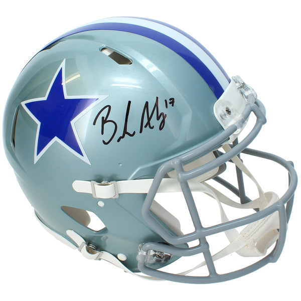 Brandon Aubrey Autographed Dallas Cowboys Throwback Authentic Helmet Beckett