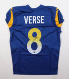 Jared Verse Signed Los Angeles Rams Pro Cut Jersey (Beckett) Ex Florida State LB