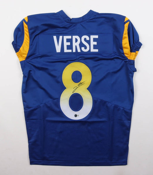 Jared Verse Signed Los Angeles Rams Pro Cut Jersey (Beckett) Ex Florida State LB