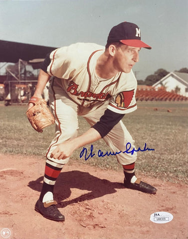 Milw Braves WARREN SPAHN (d) Signed 8X10 Photo #5 AUTO