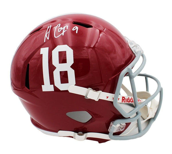 Amari Cooper Signed Alabama Crimson Tide Speed Full Size #18 Decal NCAA Helmet