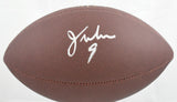 Jim McMahon Autographed NFL Super Grip Wilson Football - Beckett W Hologram