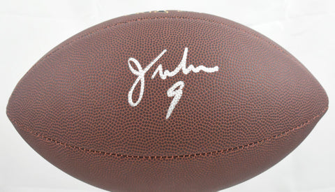 Jim McMahon Autographed NFL Super Grip Wilson Football - Beckett W Hologram