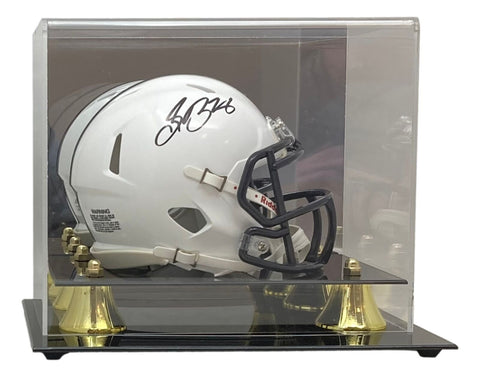 Saquon Barkley Signed Penn State Nittany Lions Mini Speed Helmet PSA w/ Case