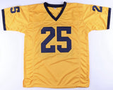 Hassan Haskins Signed Michigan Wolverines Throwback Jersey (JSA COA) Titans RB