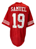 Deebo Samuel Signed Custom Red Pro-Style Football Jersey JSA Hologram