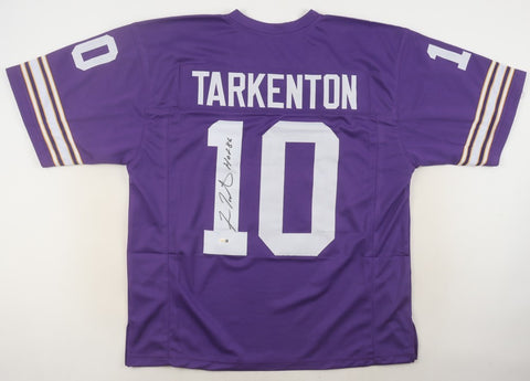 Fran Tarkenton Signed Minnesota Vikings Jersey Inscribed "HOF 86" (JSA) Q.B.