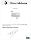 Herb Sendek Signed 1988 Providence College Shaquille O'Neal Recruitment Letter