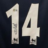 Thierry Henry Signed Arsenal Away Soccer Jersey #14 with Beckett COA