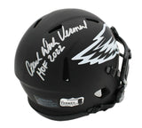 Dick Vermeil Signed Philadelphia Eagles Speed Eclipse NFL Mini Helmet - HOF 22