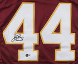 John Riggins Signed Washington Redskins Pro Cut Jersey (Beckett) S.B. XVII Champ