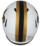 Rashid Shaheed Autographed (Gold) Saints Lunar Eclipse Authentic Helmet Beckett