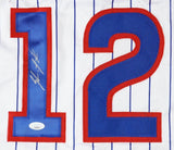 Shawon Dunston Signed Chicago Cubs Jersey (JSA) Chi-Town Shortstop 1985-1997