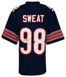 Montez Sweat Signed Navy Custom Football Jersey - (JSA COA)