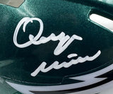 Quinyon Mitchell Signed Eagles Mini Speed Helmet JSA w/ Super Bowl 59 LIX Case