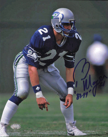 Paul Moyer Autographed Signed 8x10 Photo Seattle Seahawks MCS Holo #63239