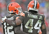 Harold Fannin Jr Signed Cleveland Browns Pro Cut Jersey (JSA) 2025 Draft Pk/ TE
