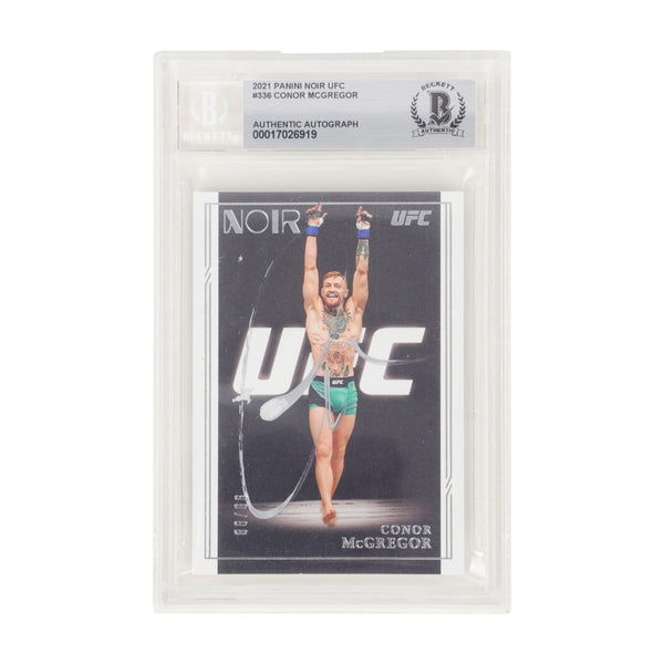 Conor McGregor Signed 2021 Panini Noir UFC #336 - BGS Autograph Authentic
