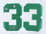 Larry Bird Signed Boston Celtics Jersey (Beckett) 12xAll Star Forward / 3xMVP