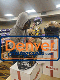 Justin Jefferson Signed Minnesota Vikingd SpeedFlex Salute Helmet BAS 42720