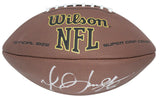Rams Marshall Faulk Authentic Signed Super Grip Nfl Football BAS Witnessed